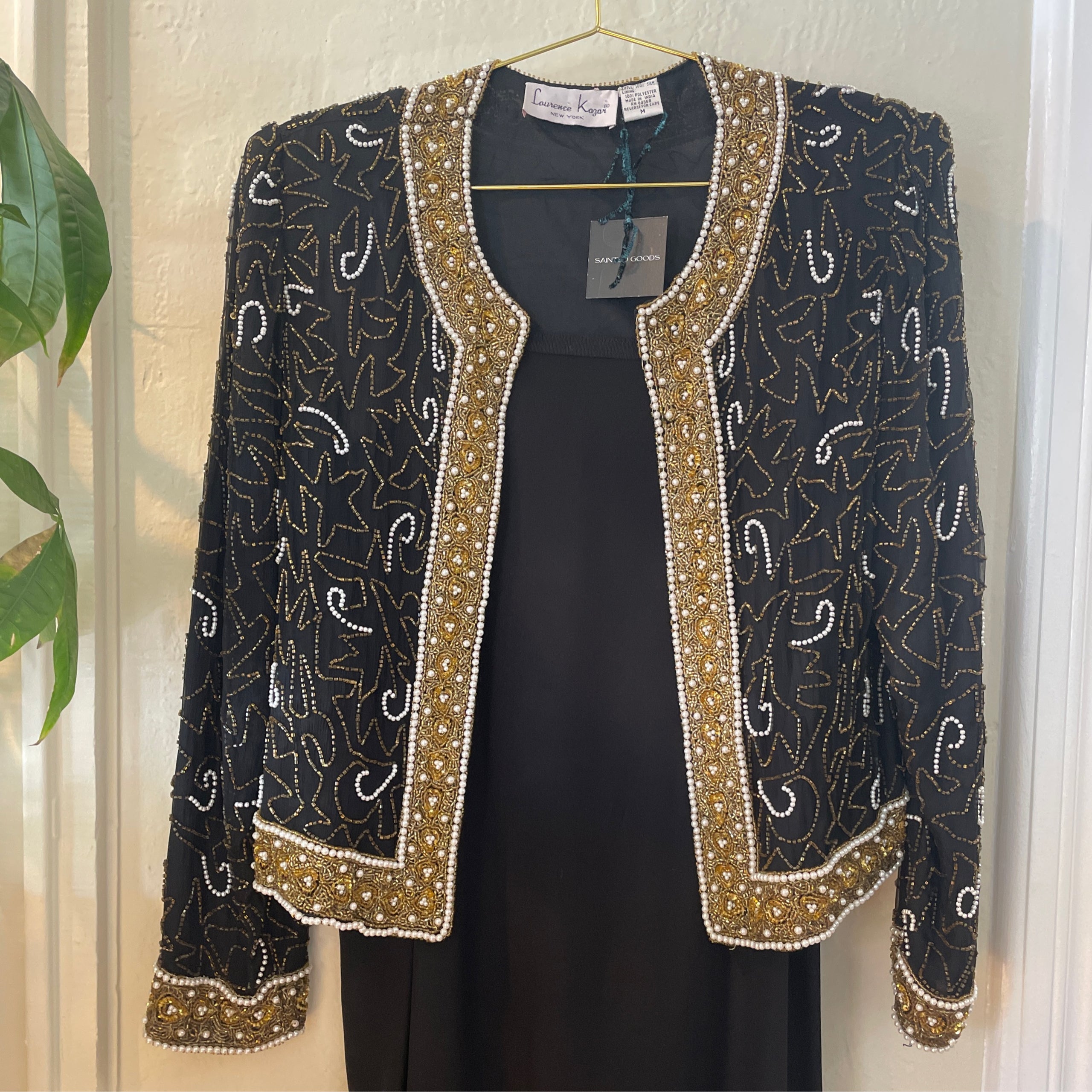 Laurence kazar beaded discount jacket